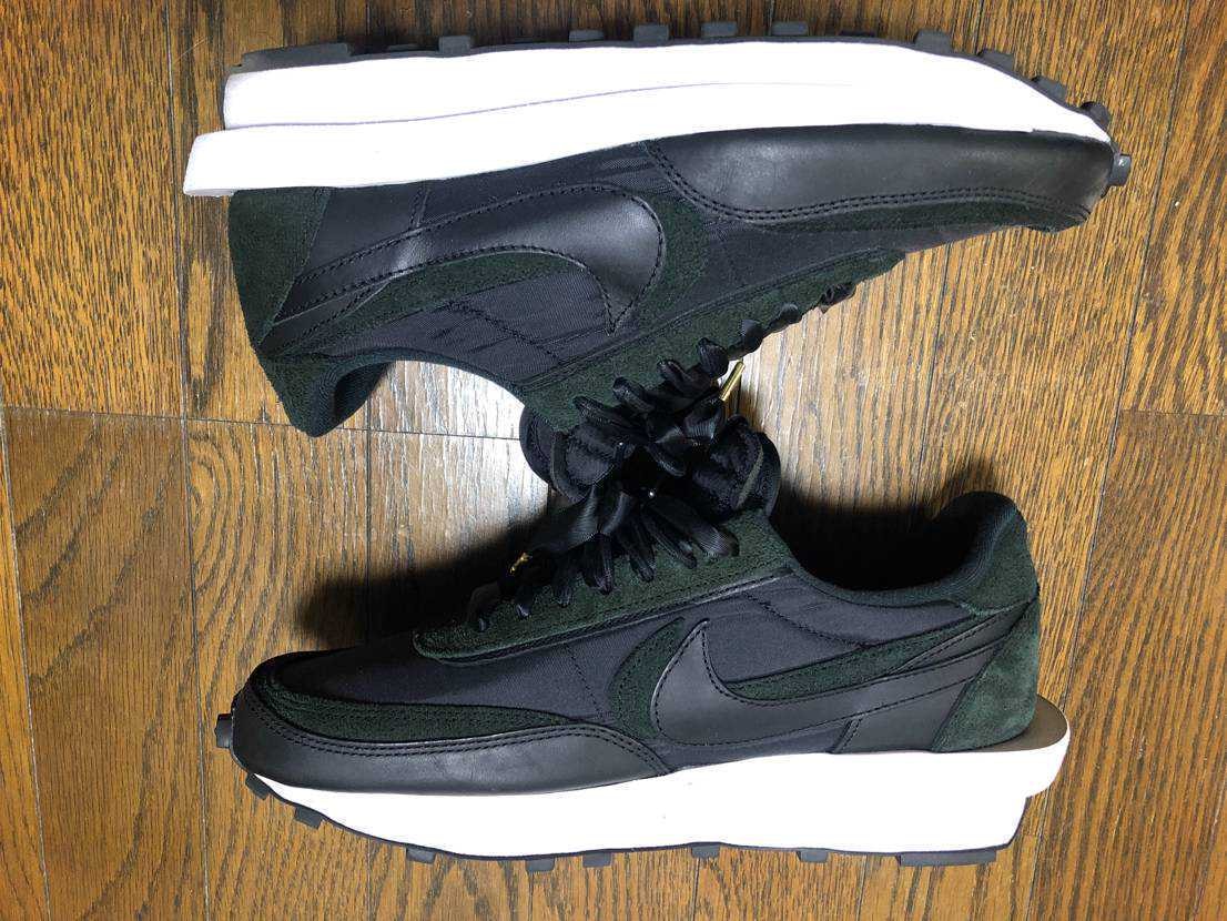 sacai × Nike LDV Waffle "Triple Black"