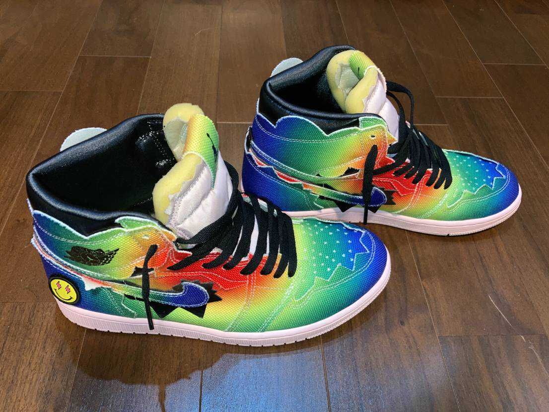 J Balvin × Nike Air Jordan 1 High OG "Rainbow"