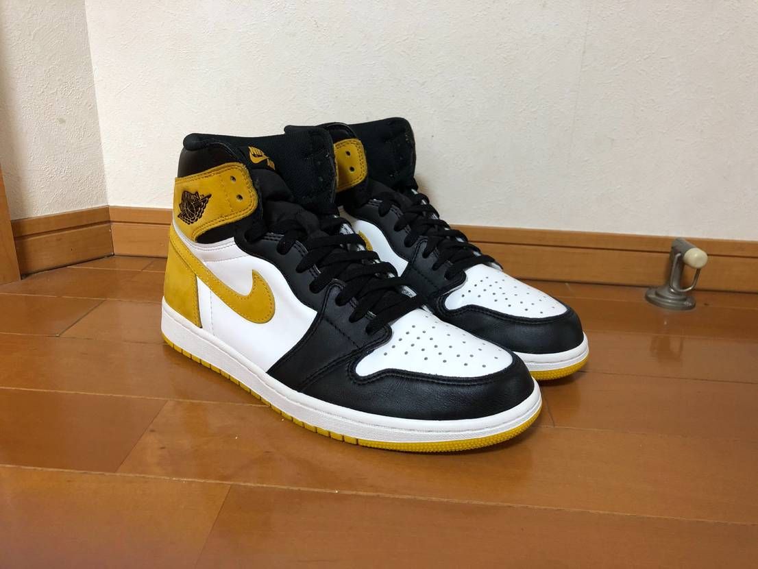 Nike Air Jordan 1 Retro High OG "Black Toe/Yellow Ochre"