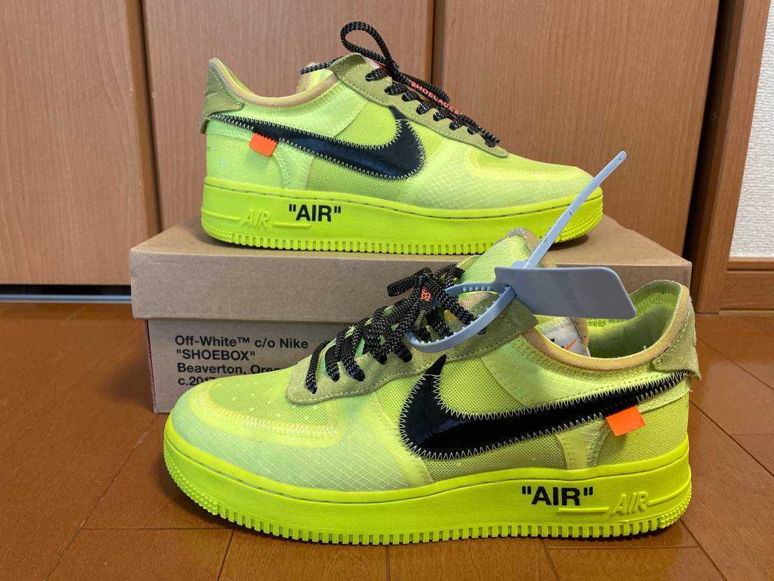 Off-White × Nike Air Force 1 Low "Volt"