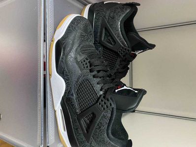 Nike Air Jordan 4 Retro "Laser Black/Gum"