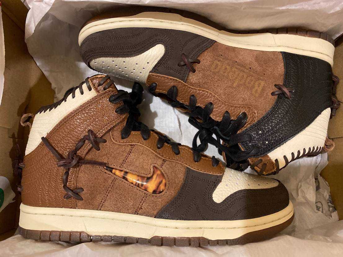 Bodega × Nike Dunk High "Legend Fauna Brown"