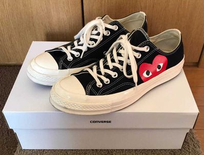 CDG PLAY × CHUCK TAYLOR 70 LOW "BLACK"