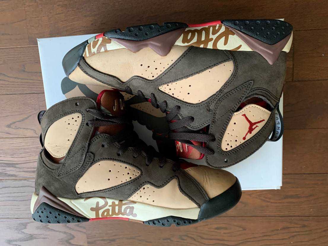 Patta × Nike Air Jordan 7 OG "Brown"