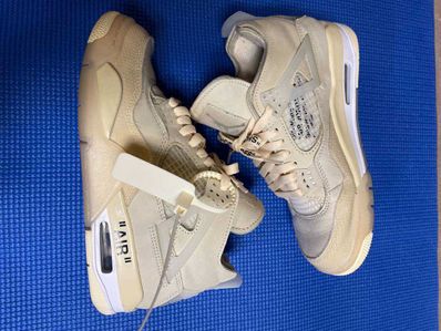 Off-White × Nike Women's Air Jordan 4 SP "Sail"