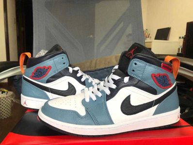 FACETASM × Nike Air Jordan 1 Mid "White/Navy"