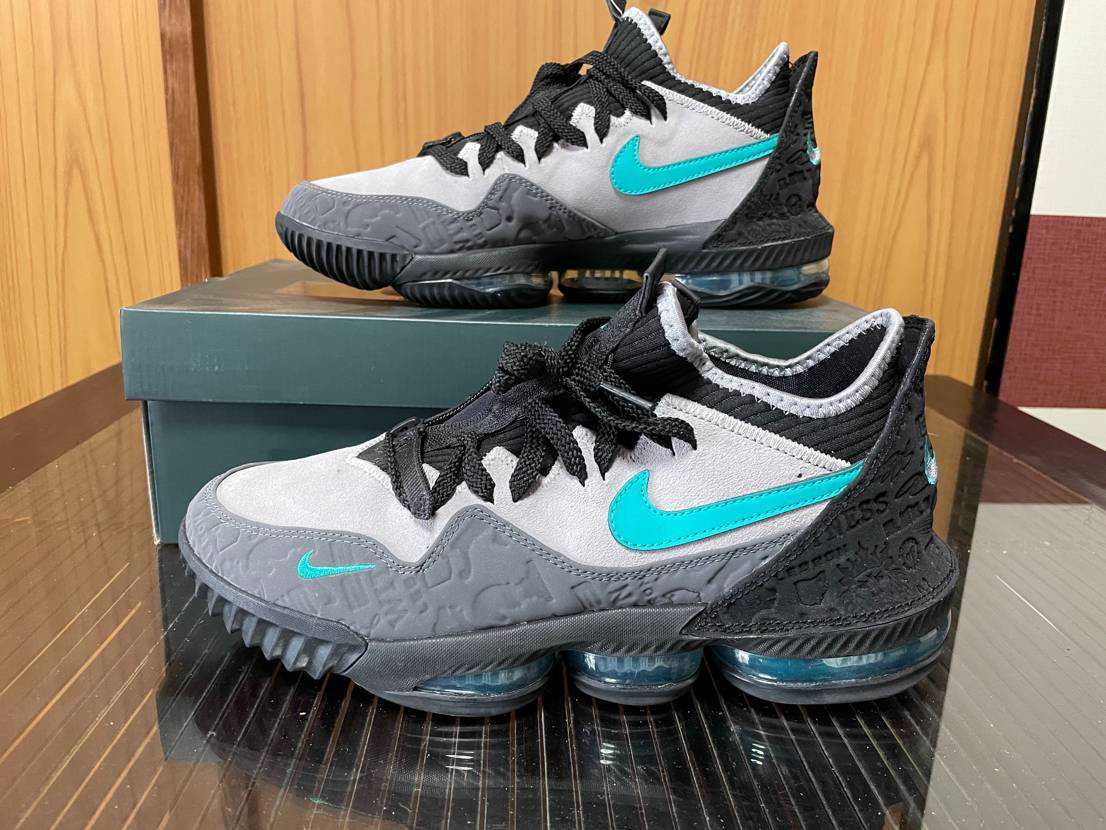ATMOS × NIKE LEBRON 16 LOW EP "CLEAR JADE"
