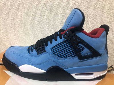 Travis Scott × Nike Air Jordan 4 Retro Cactus Jack "University Blue"