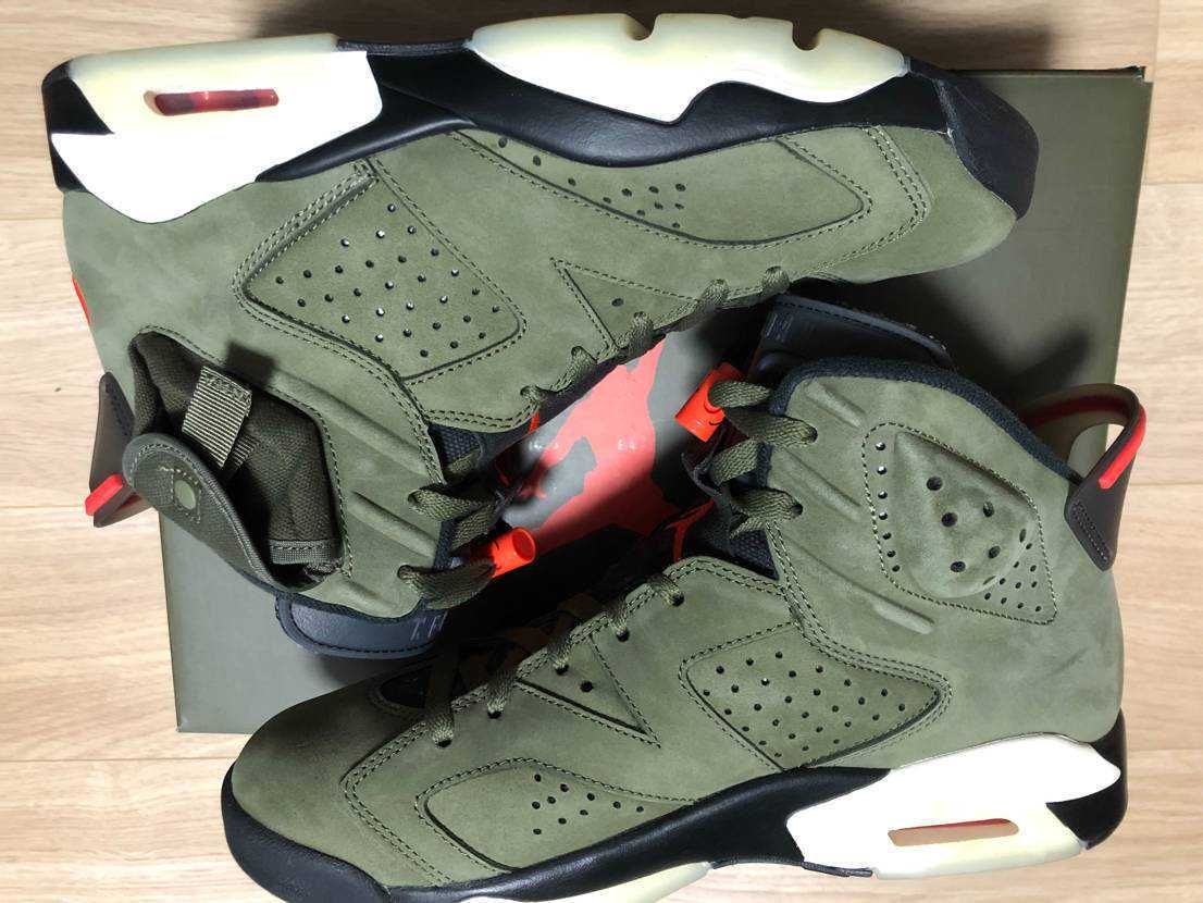 Travis Scott × Nike Air Jordan 6 Retro "Medium Olive"