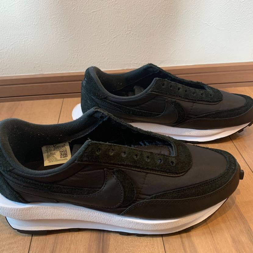 sacai × Nike LDV Waffle "Triple Black"