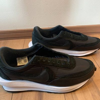 sacai × Nike LDV Waffle "Triple Black"