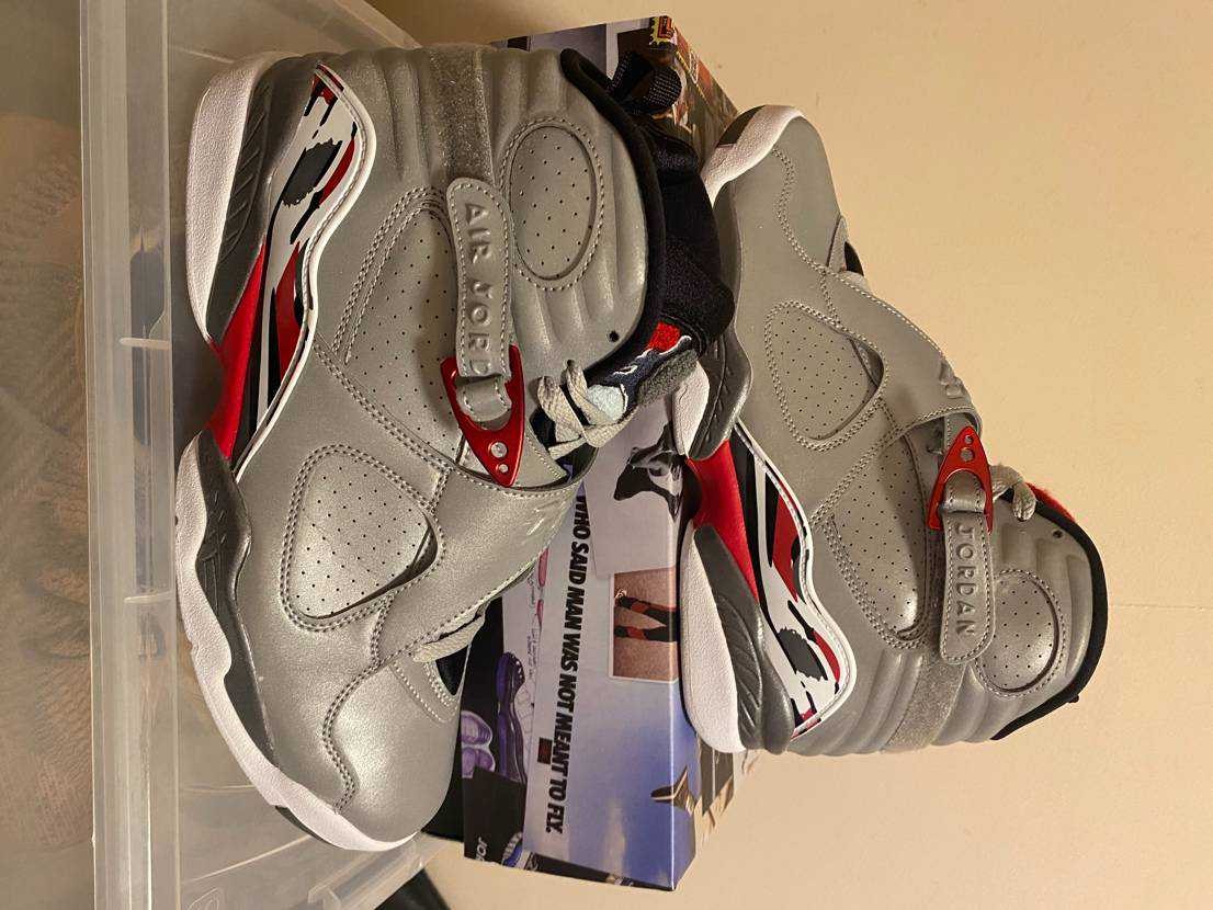 Nike Air Jordan 8 Retro SP "Reflect Silver/Hyper Blue/True Red"