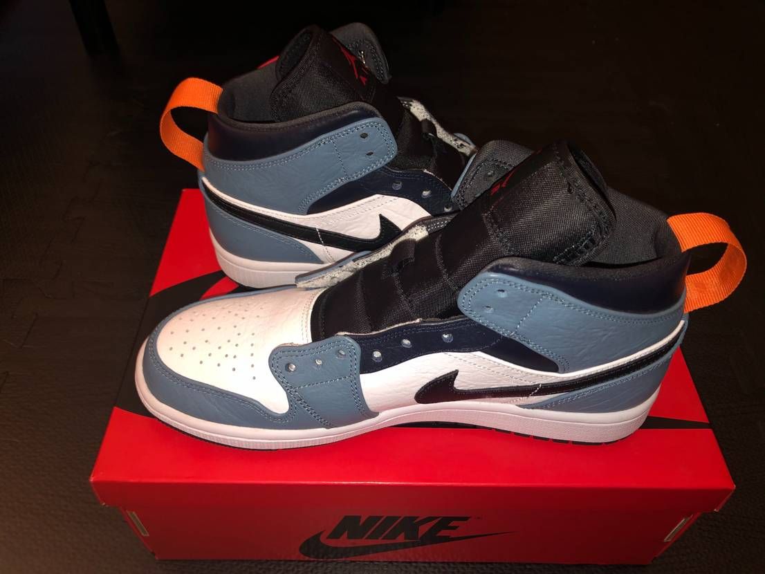 FACETASM × Nike Air Jordan 1 Mid "White/Navy"