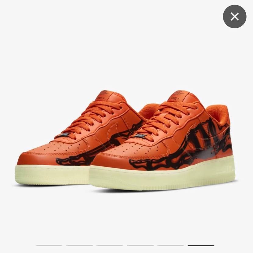 Nike Air Force 1 Low "Orange Skelton"