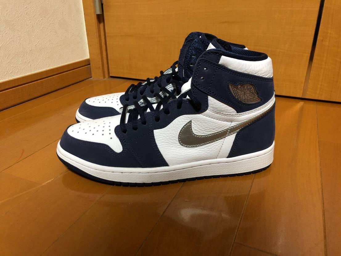 Nike Air Jordan 1 High OG CO.JP "White/Midnight Navy" (2020)(ブリーフケースなし)