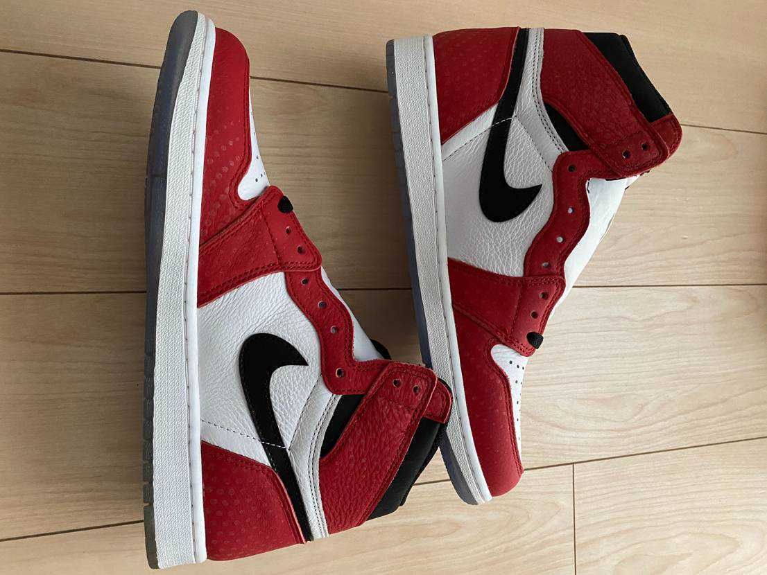 Spiderman × Nike Air Jordan 1 Origin Story "Gym Red/White/Photo Blue/Black"