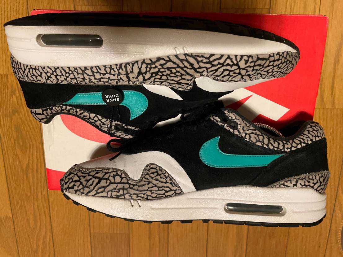 atmos × Nike Air Max 1 Premium Retro "Elephant/Safari" (2017)