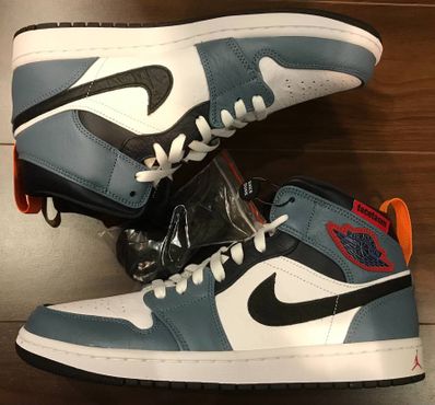 FACETASM × Nike Air Jordan 1 Mid "White/Navy"