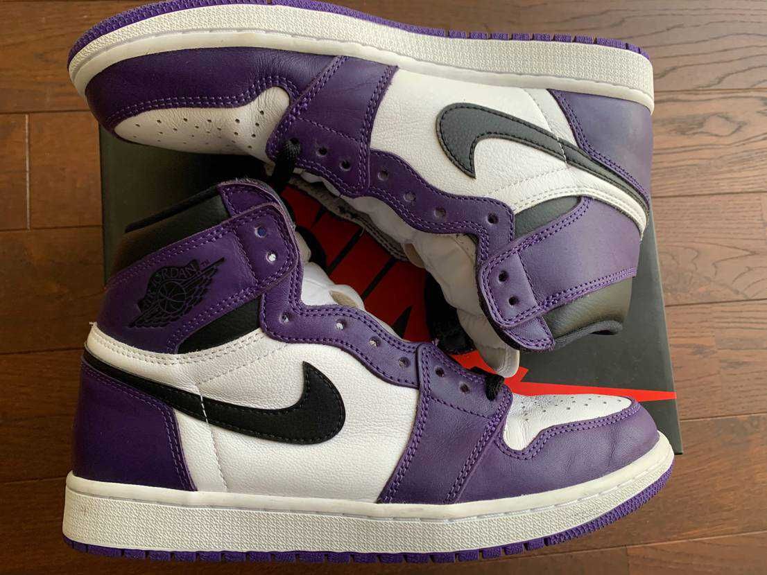Nike Air Jordan 1 Retro High OG "Court Purple White/Black" (2020)   