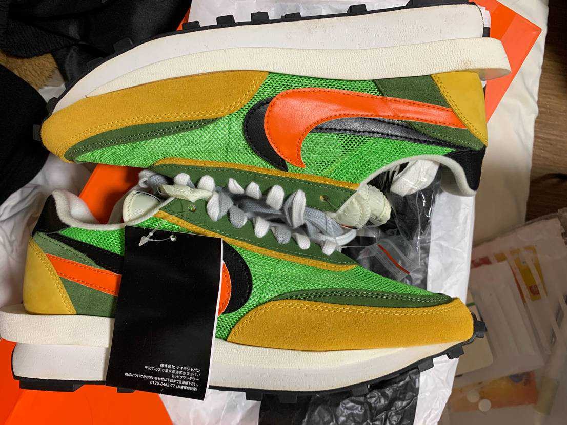 sacai × Nike LDV Waffle "Green"