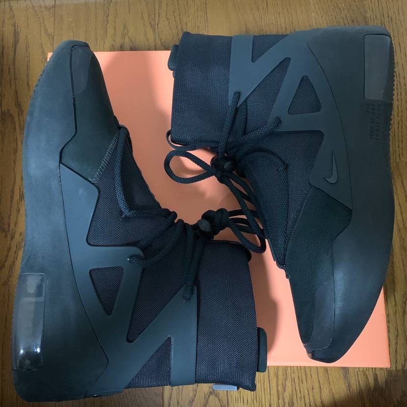 Fear Of God × Nike Air  1 "Triple Black"