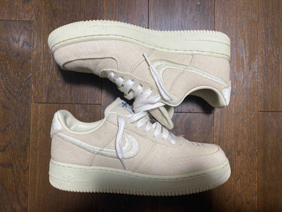Stussy × Nike Air Force 1 Low "Fossil Stone"