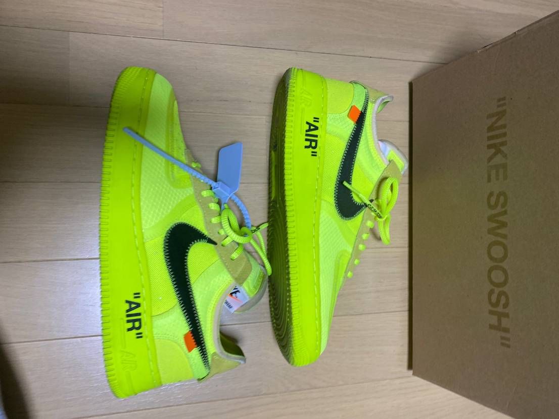 Off-White × Nike Air Force 1 Low "Volt"
