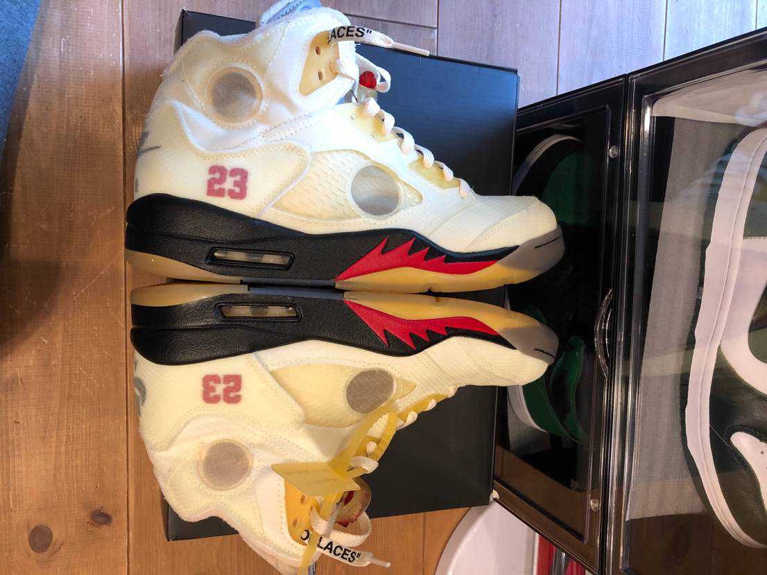 Off-White × Nike Air Jordan 5 "Sail"