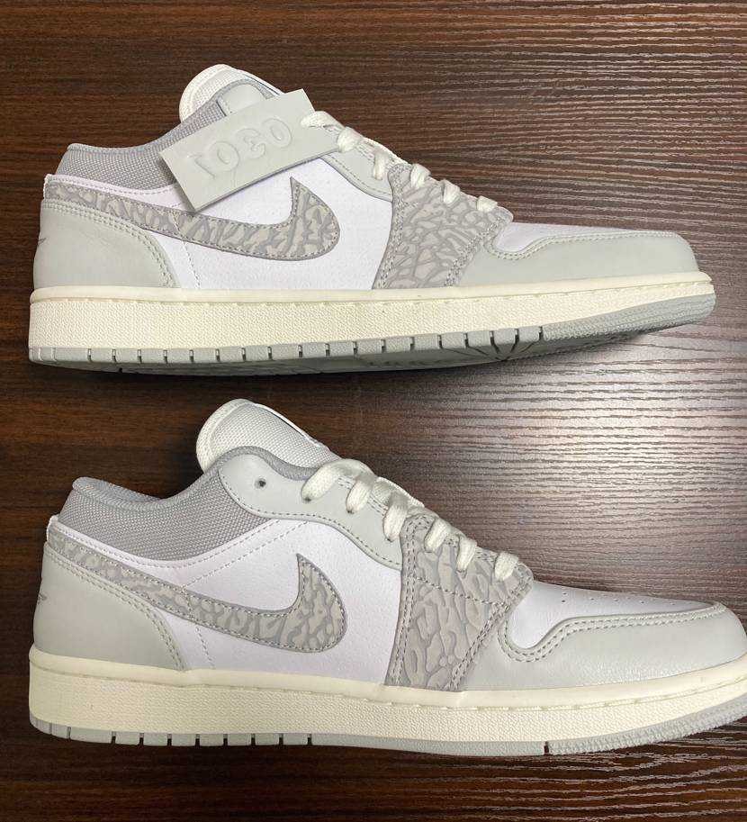 Nike Air Jordan 1 Low PRM "Elephant Print/Safari"