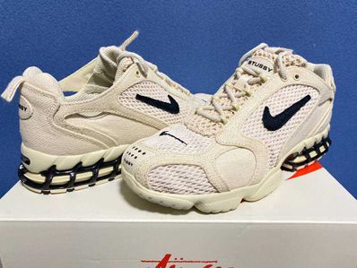 Stussy × Nike Air Zoom Spiridon CG 2 "Fossil/Black"