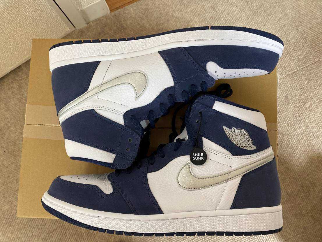 Nike Air Jordan 1 High OG CO.JP "White/Midnight Navy" (2020)(ブリーフケースなし)