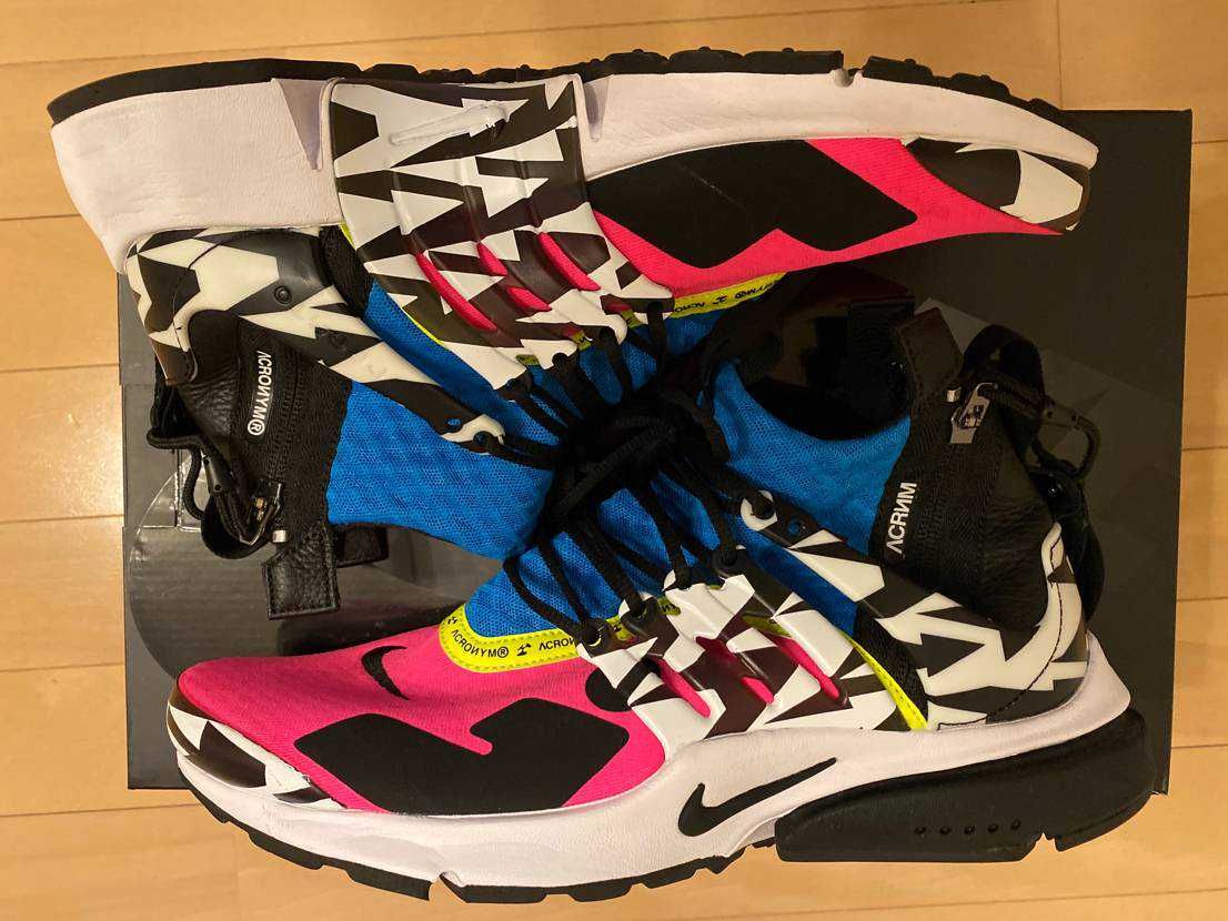 ACRONYM × Nike Air Presto Mid "Hyper Pink"