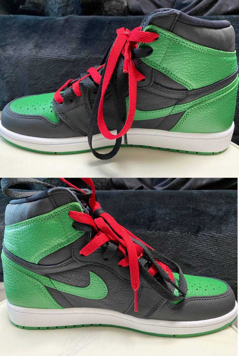 Nike Air Jordan 1 Retro High OG "Black/Pine Green" (2020)      