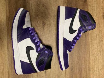 Nike Air Jordan 1 Retro High OG "Court Purple White/Black" (2020)