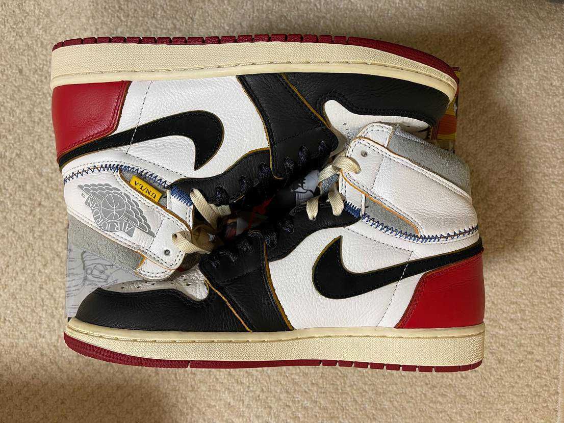 UNION × Nike Air Jordan 1 Retro High OG NRG "Varsity Red/Wolf Grey"