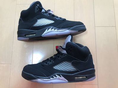 Nike Air Jordan 5 Retro OG "Black/Fire Red/Metallic Silver/White" (2016)