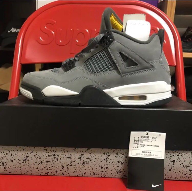 Nike Air Jordan 4 "Cool Grey"