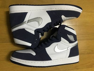 Nike Air Jordan 1 High OG CO.JP "White/Midnight Navy" (2020)(ブリーフケースなし)