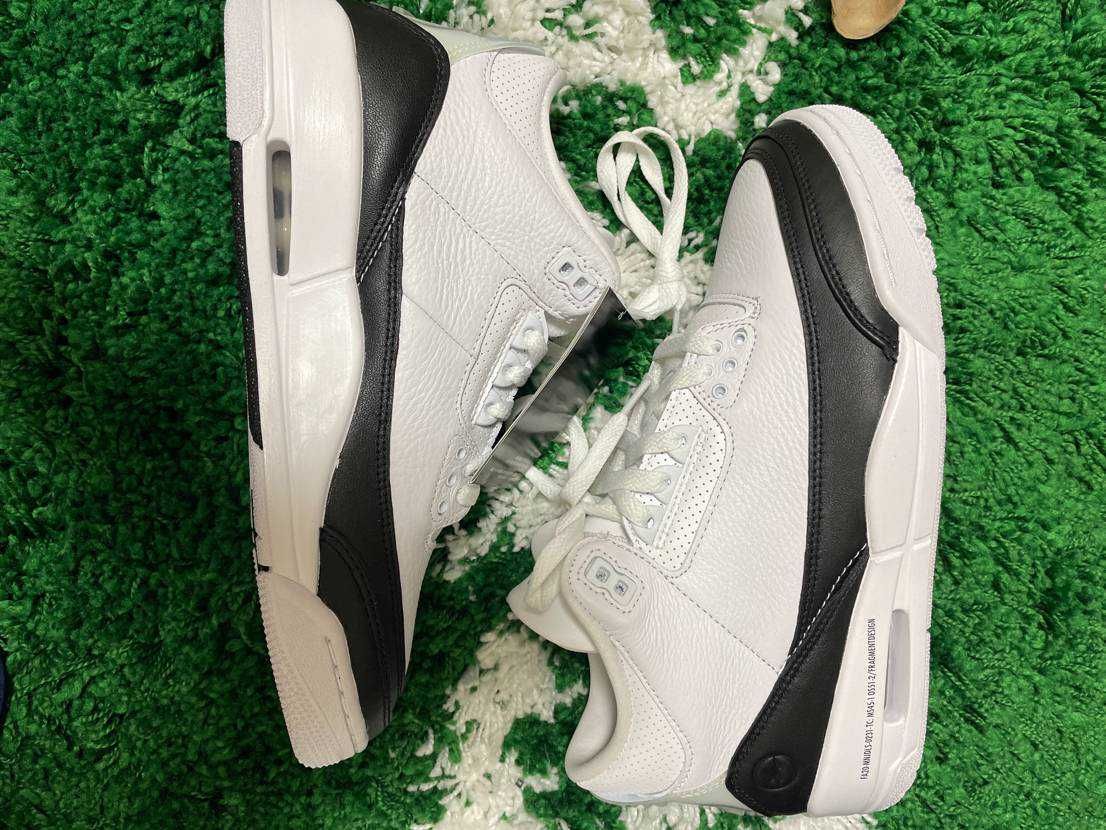 Fragment × Nike Air Jordan 3 "White/Black"