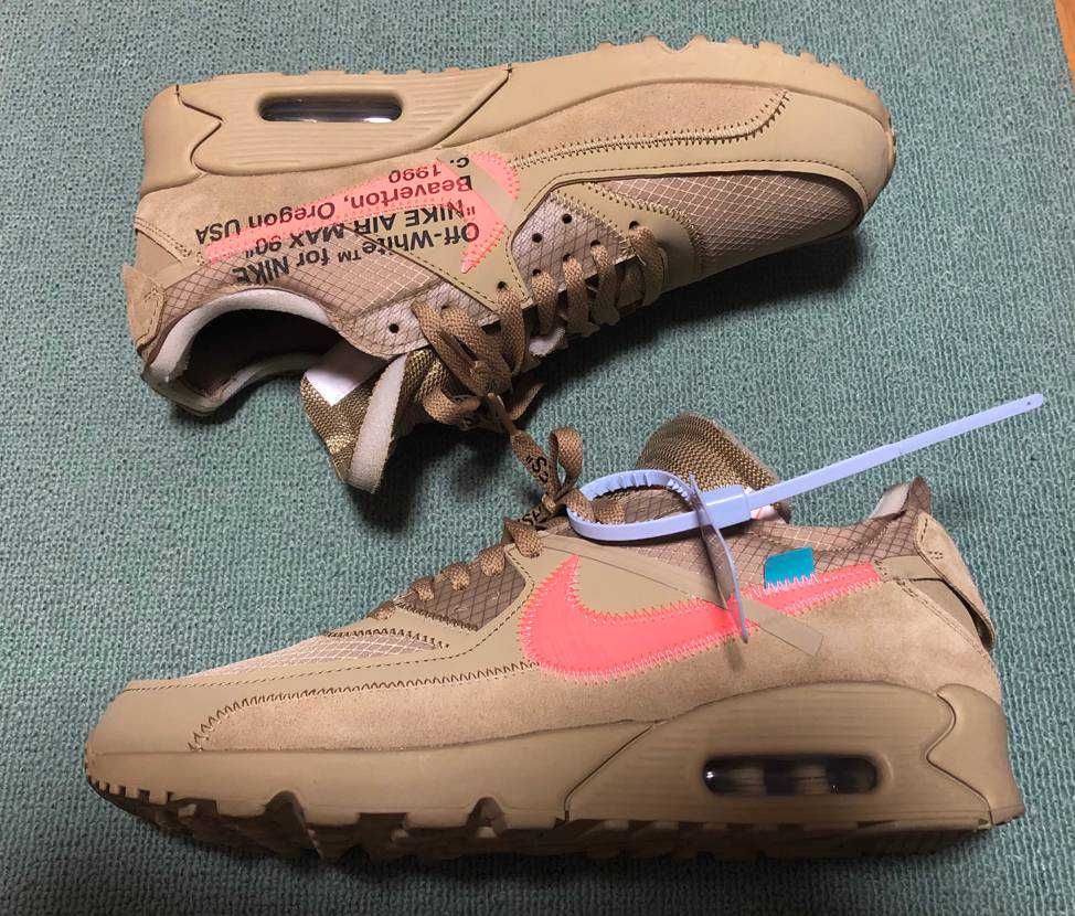 Off-White × Nike Air Max 90 "Desert Ore"