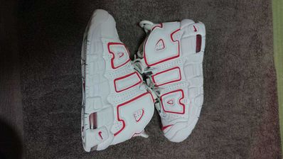NIKE AIR MORE UPTEMPO "WHITE/VARSITY RED" (2021)