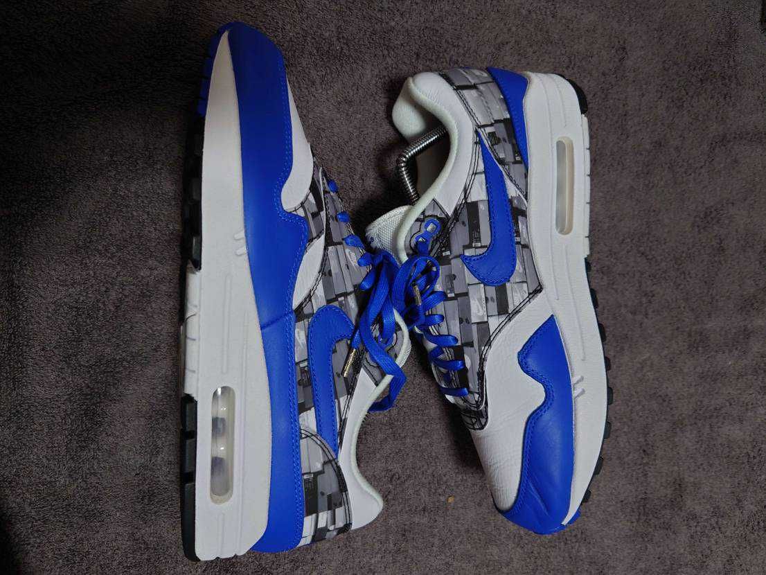 atmos × Nike Air Max 1 Blue "We Love Nike"