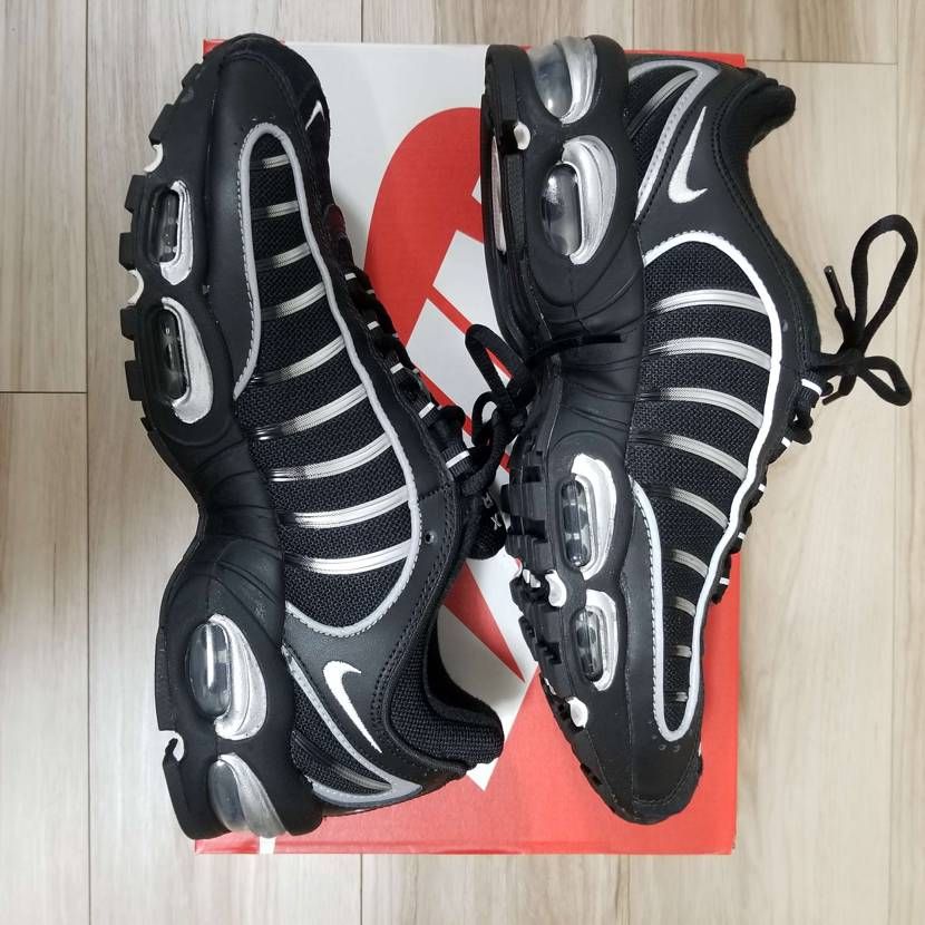 NIKE AIR MAX TAILWIND 4 BLACK METALLIC SILVER