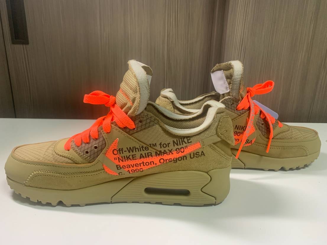 Off-White × Nike Air Max 90 "Desert Ore"