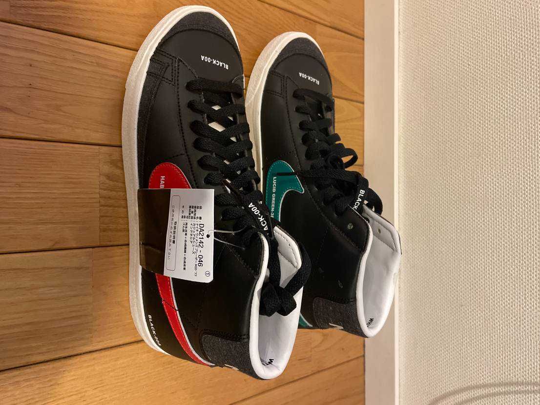 NIKE Women's BLAZER MID '77 "BLACK"