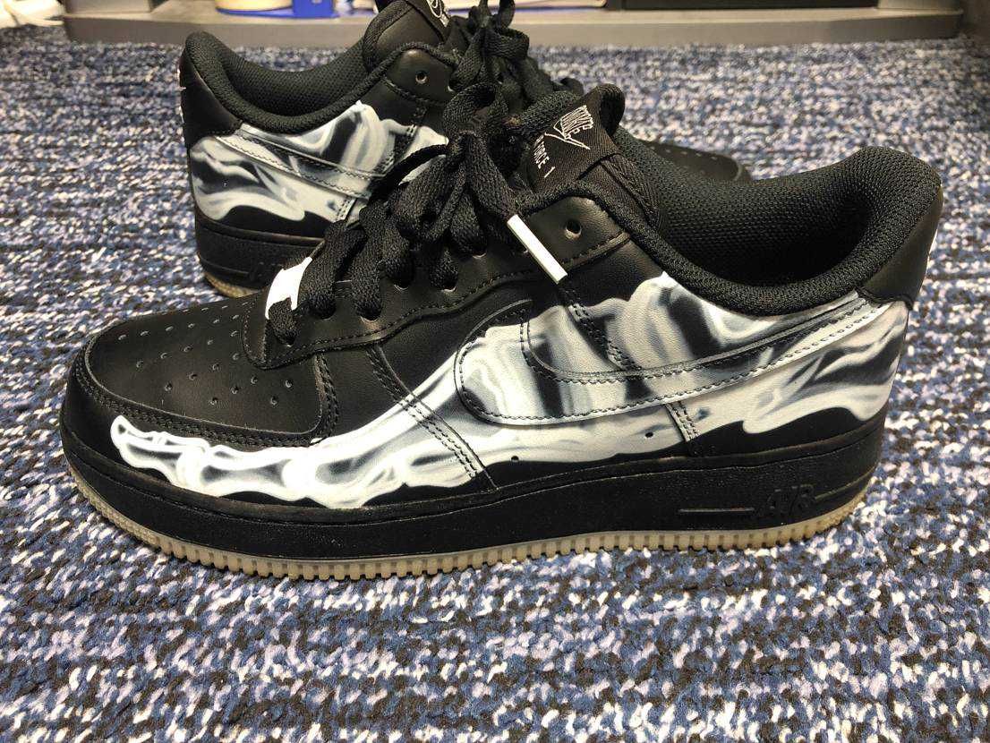 Nike Air Force 1 Low "Black Skeleton"