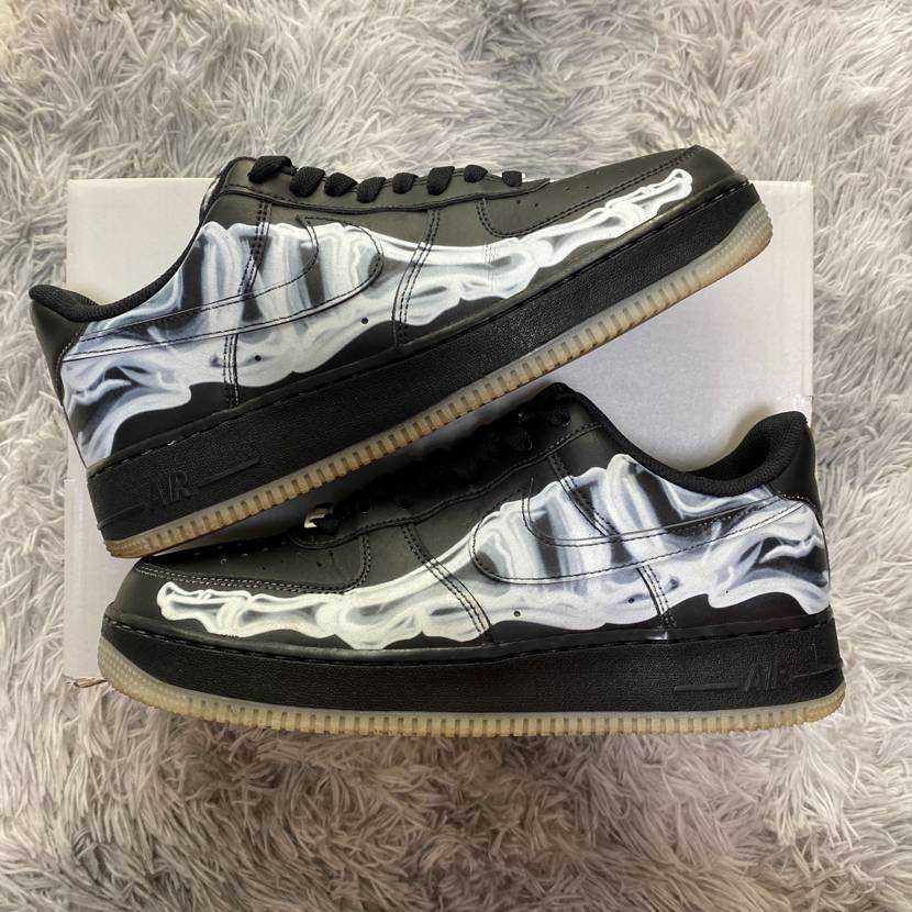 Nike Air Force 1 Low "Black Skeleton"