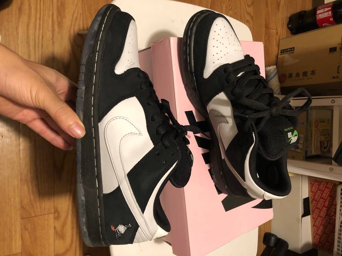 STAPLE × Nike SB Dunk Low "Pigeon Black/White"