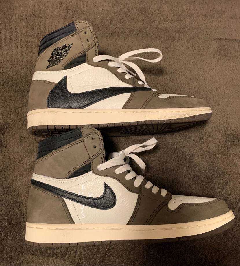 Travis Scott × Nike Air Jordan 1 Retro High OG TS SP "Sail/Dark Mocha"