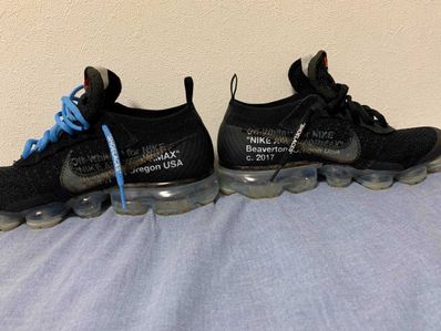 Off-White × Nike Air Vapormax "Black/Total Orange/Clear"